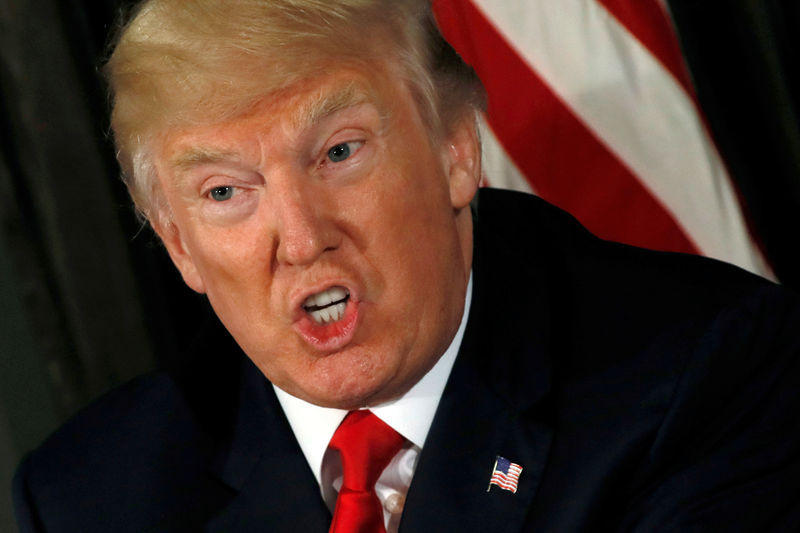 © Reuters. Presidente dos Estados Unidos, Donald Trump, durante declaração em Bedminster, Nova Jersey