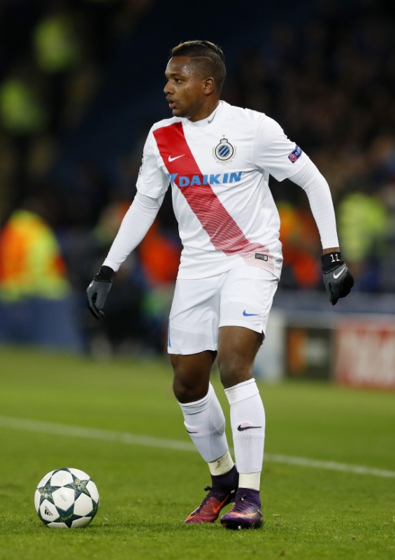 © Reuters. FILE PHOTO - Club Brugge's Jose Izquierdo