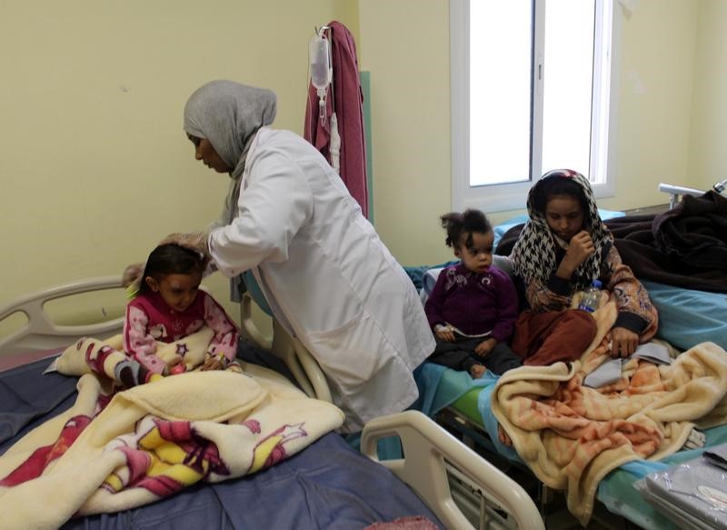 © Reuters. يونيسيف: أكثر من نصف مليون طفل في ليبيا بحاجة للمساعدة
