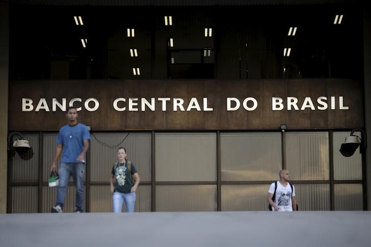 © Reuters. Entrada do prédio do Banco Central, em Brasília