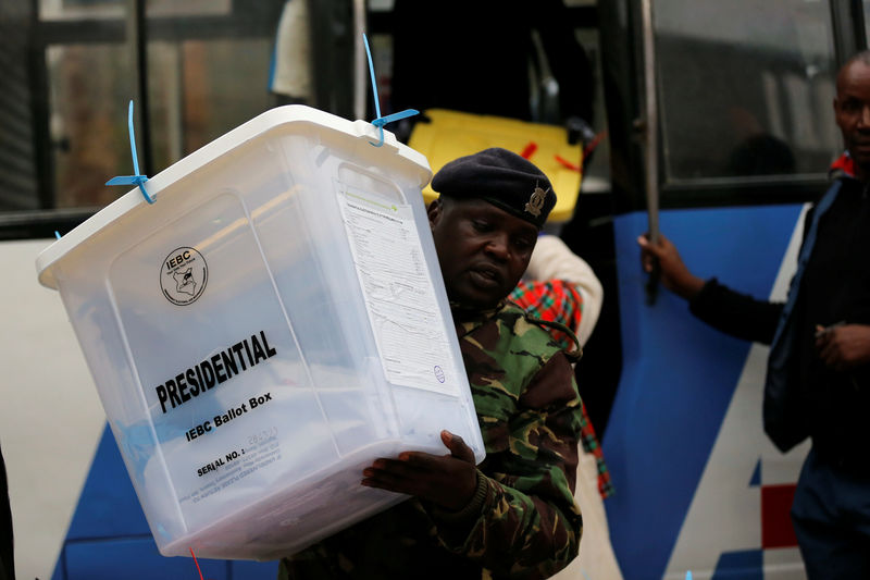 © Reuters. هيئة محلية لمراقبة الانتخابات في كينيا تدعم النتائج الرسمية