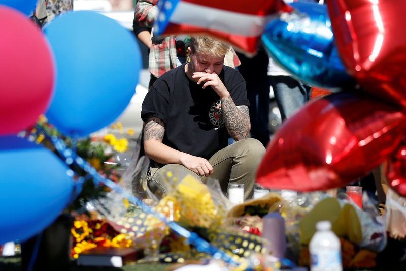 © Reuters. Memorial em homenagem às vítimas de ataque em Las Vegas