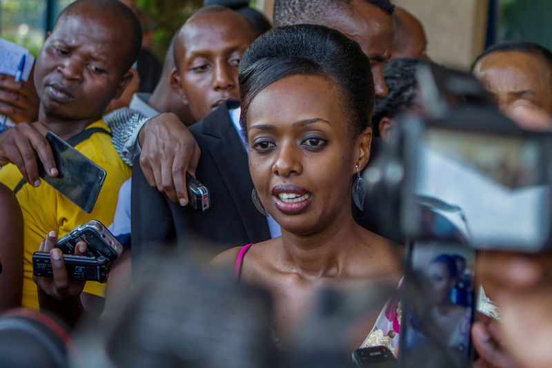 FILE PHOTO - Diane Shima Rwigara, a leading critic of Rwanda's preside...