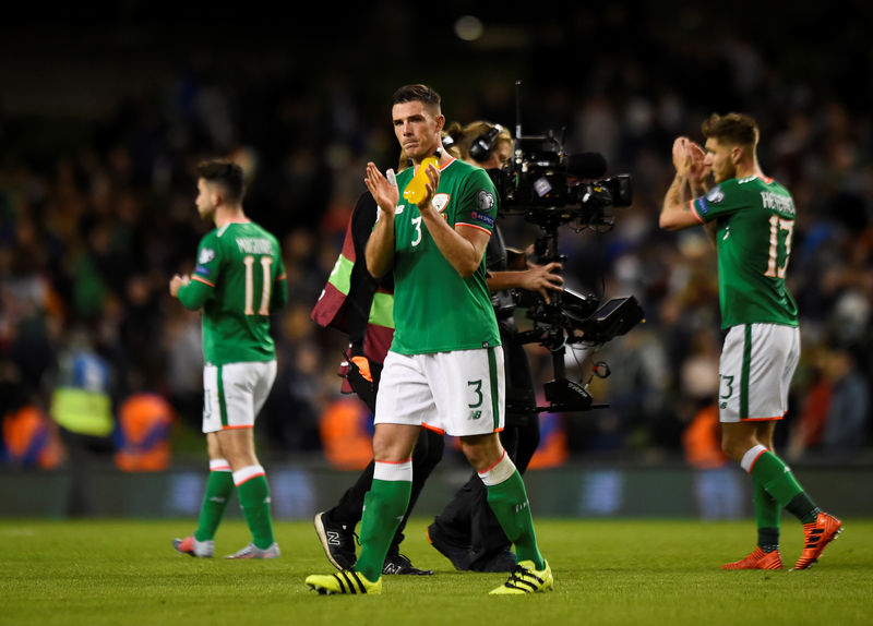 © Reuters. 2018 World Cup Qualifications - Europe - Republic of Ireland vs Moldova