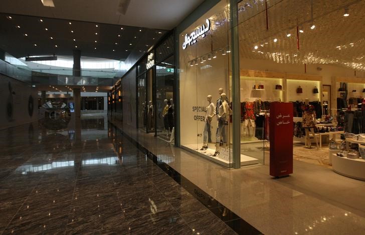 © Reuters. Stores are seen inside Doha Festival City mall in Doha
