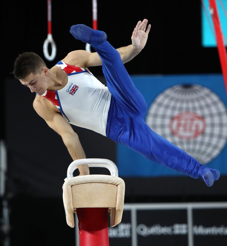 Gymnastics: Britain's Whitlock repeats as pommel horse champion By Reuters