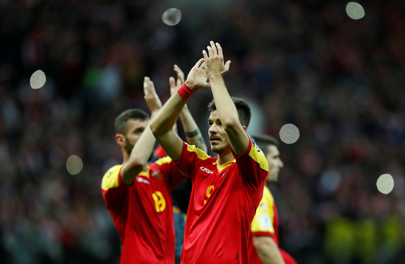 © Reuters. 2018 World Cup Qualifications - Europe - Poland vs Montenegro