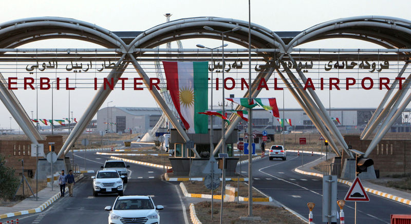 © Reuters. The Erbil International Airport is seen in Erbil