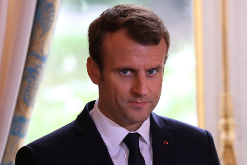 © Reuters. الكرملين يقول إنه على اتصال مع فرنسا بشأن زيارة محتملة لماكرون