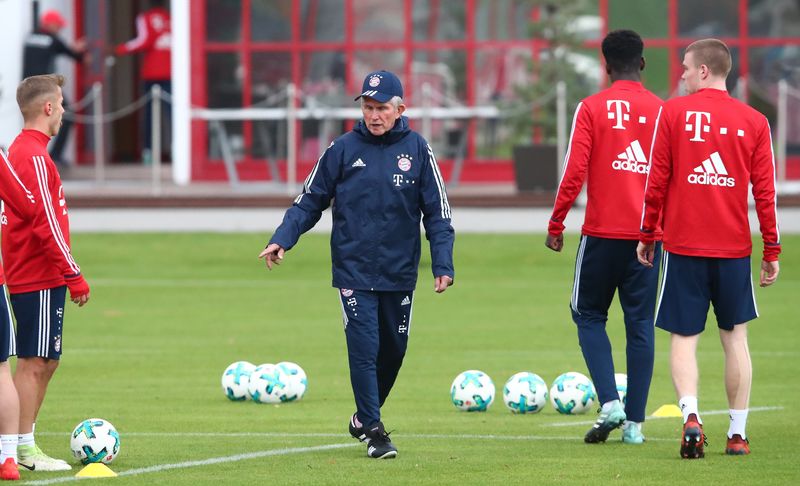 © Reuters. Heynckes confía en mejorar la cara del Bayern tras mediocre inicio de temporada