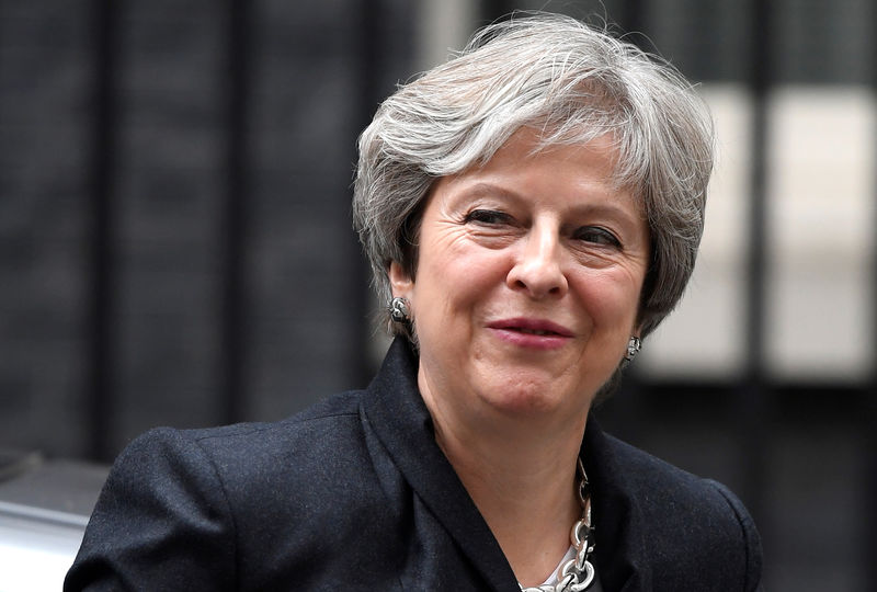 © Reuters. Britain's Prime Minister, Theresa May, arrives at 10 Downing Street in central London