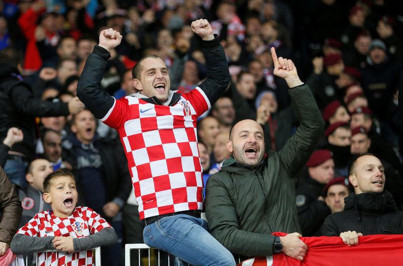 © Reuters. 2018 World Cup Qualifications - Europe - Ukraine vs Croatia