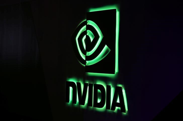 © Reuters. Logo da Nvidia durante a SIGGRAPH em Los Angeles, Estados Unidos