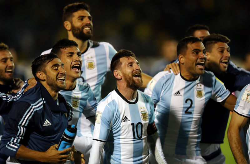© Reuters. Soccer Football - 2018 World Cup Qualifiers - Ecuador v Argentina