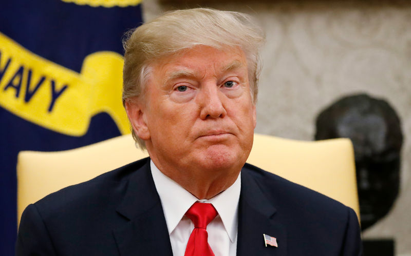 © Reuters. Trump durante encontro com premiê do Canadá Trudeau na Casa Branca