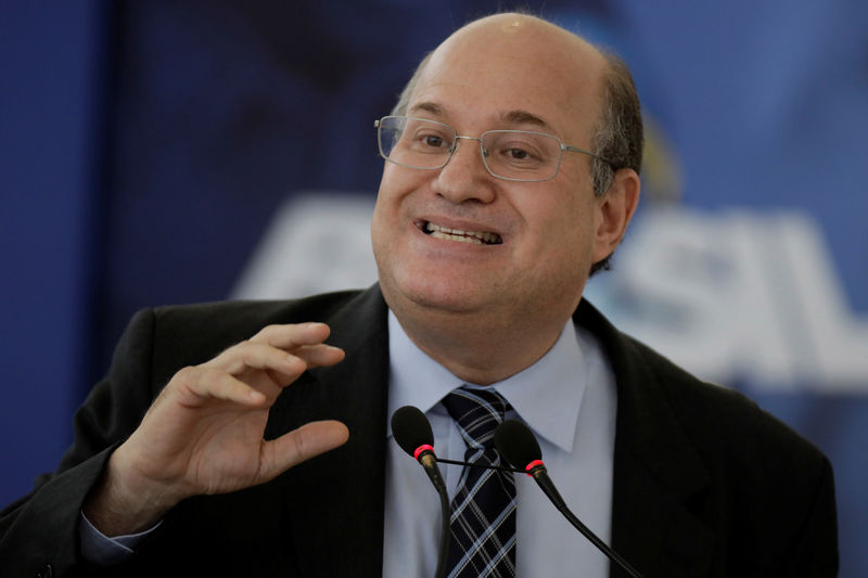 © Reuters. Presidente do Banco Central Ilan Goldfajn fala durante cerimônia em Brasília