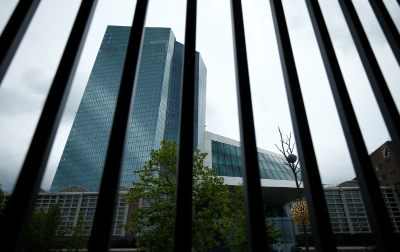 © Reuters. ECB headquarters building is seen in Frankfurt