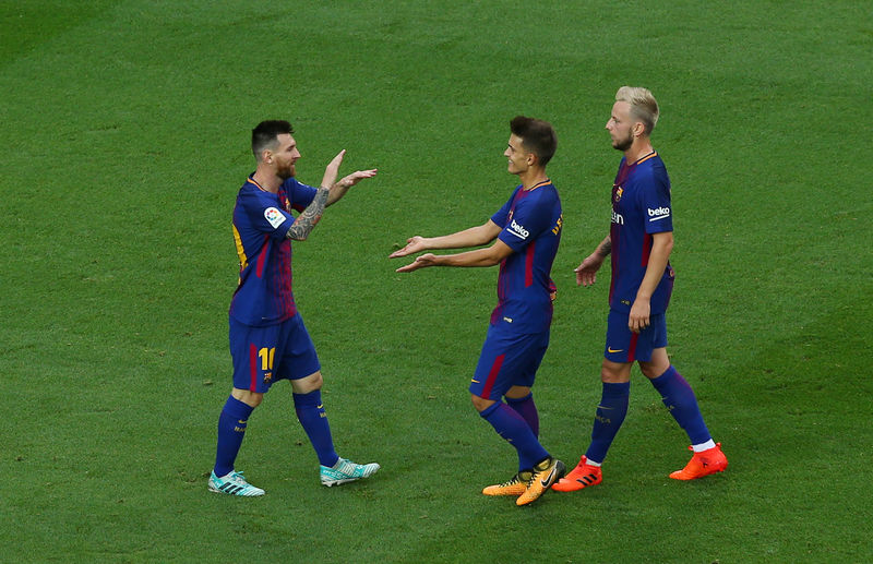 © Reuters. El Barça, preparado para una olla a presión en el Wanda