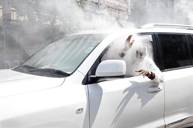 © Reuters. A Picture and its Story: Tear gas in Nairobi