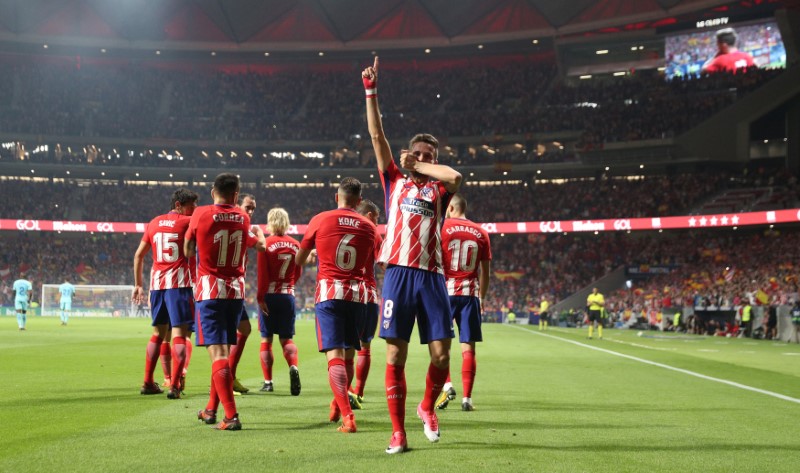 © Reuters. La Liga Santander - Atletico Madrid vs Barcelona