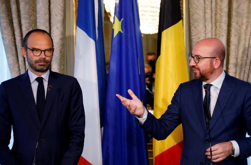 © Reuters. FRANCE ET BELGIQUE RENFORCENT LEUR COOPÉRATION ANTITERRORISTE