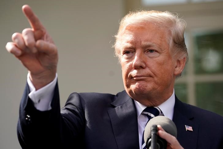 © Reuters. Presidente dos Estados Unidos, Donald Trump, durante entrevista coletiva na Casa Branca