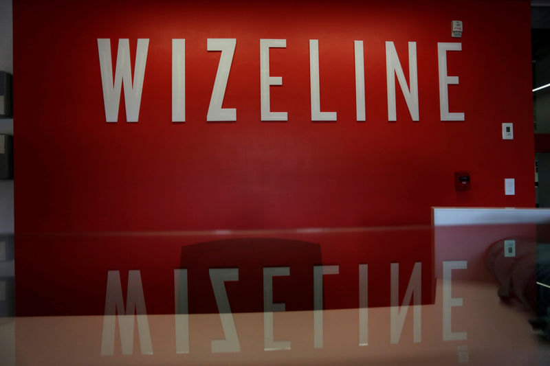 © Reuters. The logo of San Francisco-based software company Wizeline is seen at their offices in Guadalajara