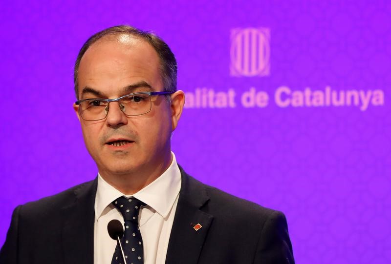 © Reuters. متحدث: رد قطالونيا على مدريد لن يتغير يوم الخميس