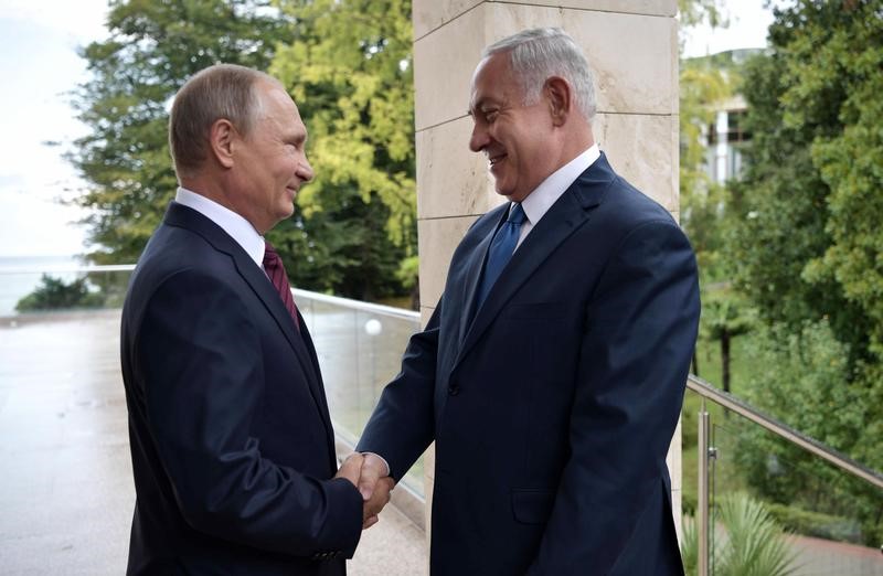 © Reuters. الكرملين: بوتين ونتنياهو بحثا إيران وسوريا والعراق