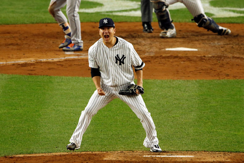 © Reuters. MLB: ALCS-Houston Astros at New York Yankees