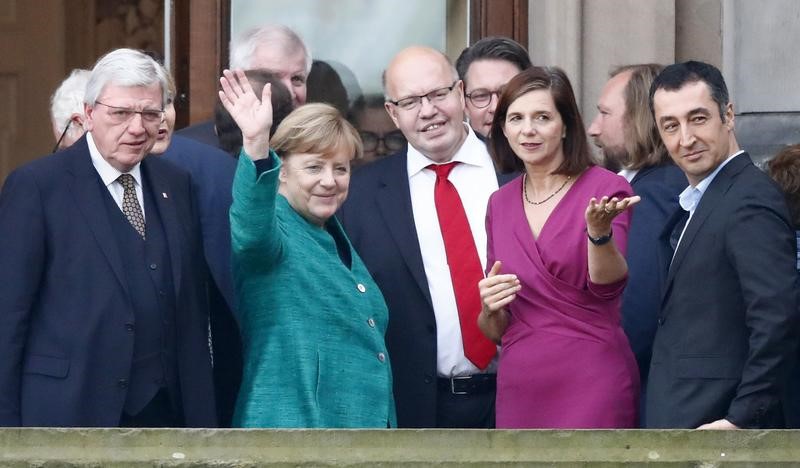 © Reuters. Exploratory talks about forming a new coalition government in Berlin