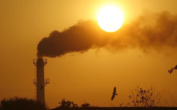 © Reuters. دراسة تربط بين التلوث وملايين الوفيات في مختلف أنحاء العالم