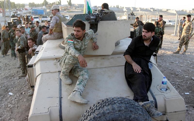 © Reuters. ألمانيا: نأمل استئناف تدريب المقاتلين الأكراد بشمال العراق يوم الأحد
