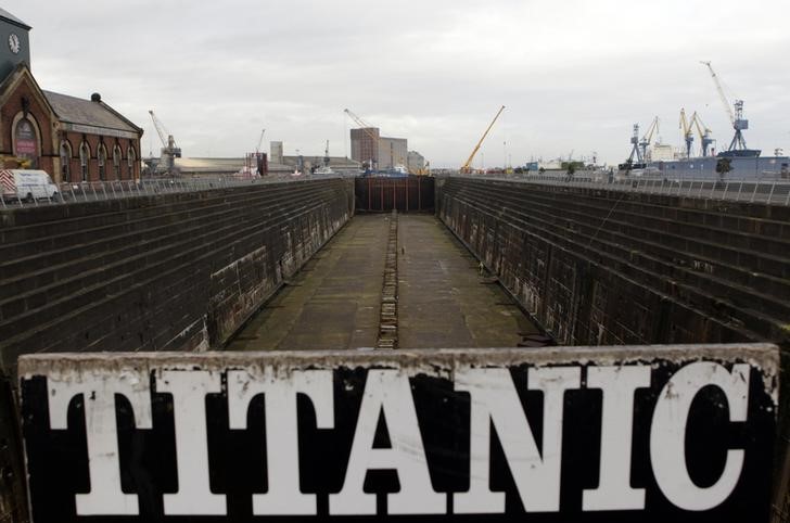 © Reuters. Visão geral do cais onde o Titanic foi construído, em Belfast, na Irlanda do Norte