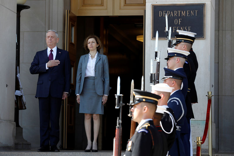 © Reuters. A WASHINGTON, PARLY PRESSE LES USA D'APPUYER LA FORCE DU "G5 SAHEL"