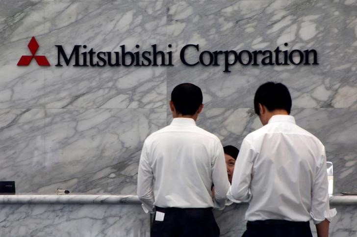 © Reuters. The logo of Mitsubishi Corp is pictured at its head office in Tokyo