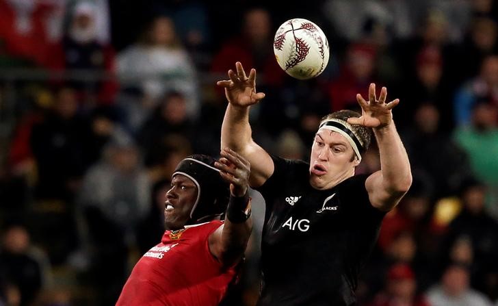 © Reuters. Rugby Union - New Zealand All Blacks v British and Irish Lions - Lions Tour