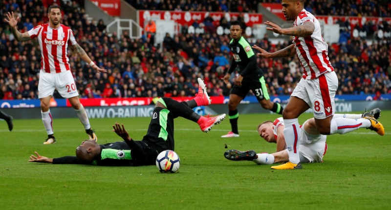 © Reuters. Premier League - Stoke City vs AFC Bournemouth