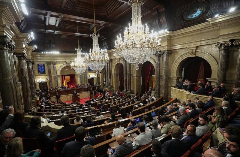 © Reuters. Junts pel Sí pide un pleno en el Parlament a partir del jueves