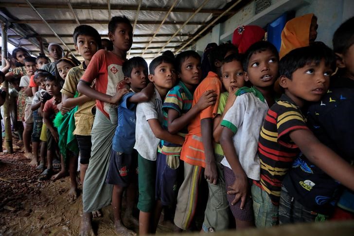 © Reuters. ميانمار وبنجلادش تتفقان على التعاون لإعادة اللاجئين الروهينجا