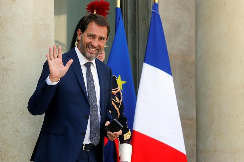 © Reuters. CASTANER CONFIRME SA CANDIDATURE À LA TÊTE DE LREM