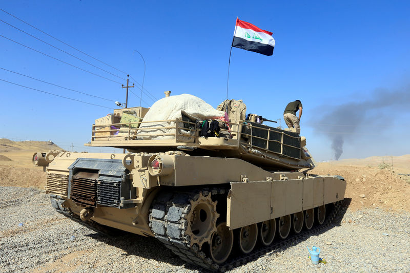 © Reuters. قوات العراق تستعد لهجوم نهائي على الدولة الإسلامية قرب حدود سوريا