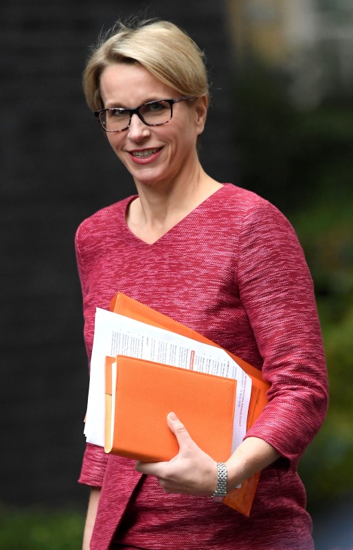 © Reuters. GlaxoSmithKline CEO, Emma Walmsley, arrives for a meeting in Downing Street in central London