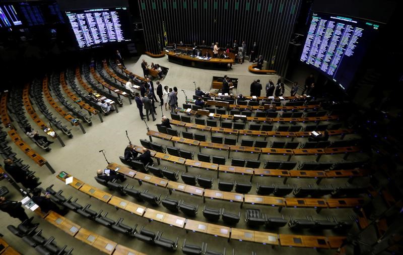 © Reuters. Vista geral do plenário da Câmara dos Deputados