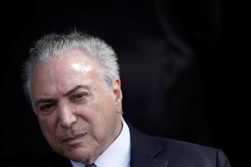 © Reuters. Presidente Michel Temer participa de cerimônia em Brasília