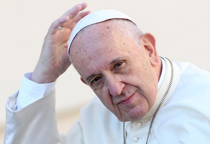 © Reuters. Papa Francisco na Praça São Pedro