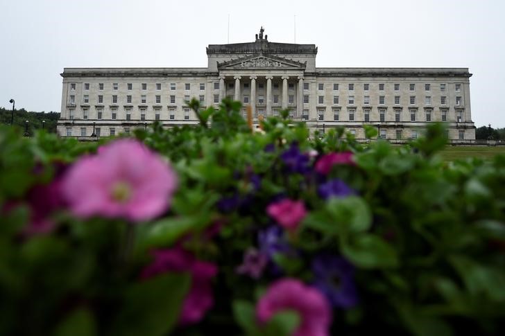 © Reuters. A general view shows Parliament Buildings at Stormont in Belfast