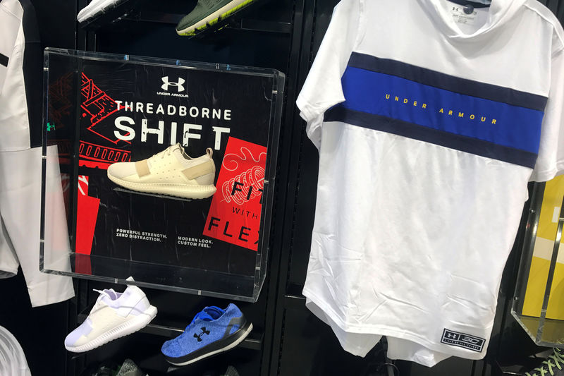 Under Armour slashes 2017 forecast, revenue falls By Reuters