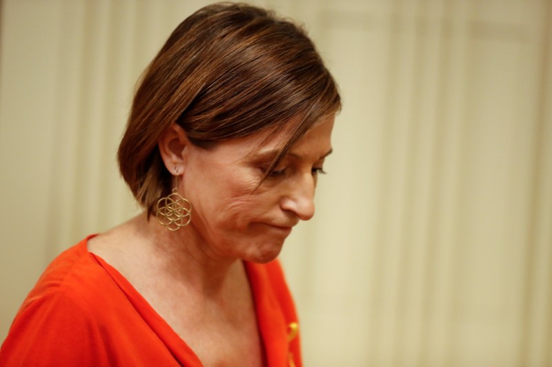 © Reuters. El Tribunal Supremo cita a declarar esta semana a presidenta del Parlament catalán