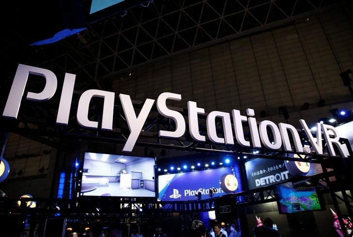© Reuters. Stand do PlayStation VR, da Sony, durante a Tokyo Game Show em Chiba, Japão